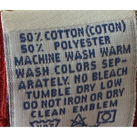 Vintage SDSU San Diego State Aztecs Russell Athletic Pullover Sweatshirt Red XL - Picture 8 of 12